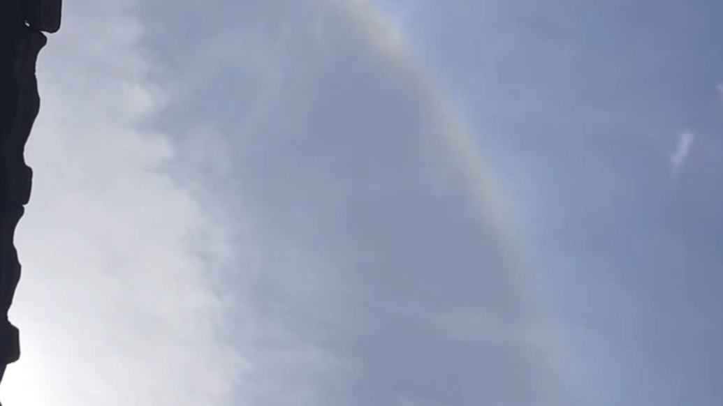 天气情报站|美！济南秋日邂逅彩虹，绚丽梦幻遇见治愈系天空