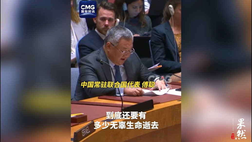 果然视频·看天下|美国再次一票否决，中方当场“灵魂三问”