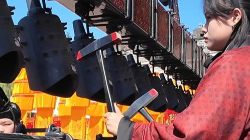 果然视频|最大规模编钟将在祭孔开城敲响!