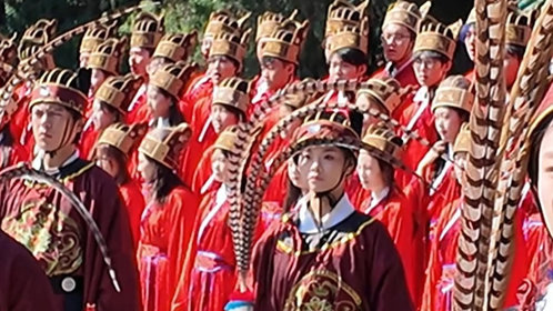 果然视频|127名曲园学子参与祭孔大典彩排