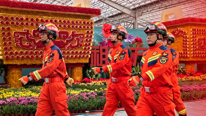 直播济南|消防员带您打卡第25届中国（青州）花卉博览交易会