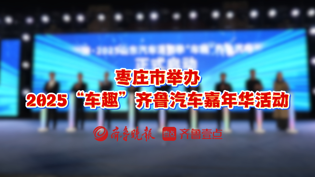 枣庄市举办2025“车趣”齐鲁汽车嘉年华活动