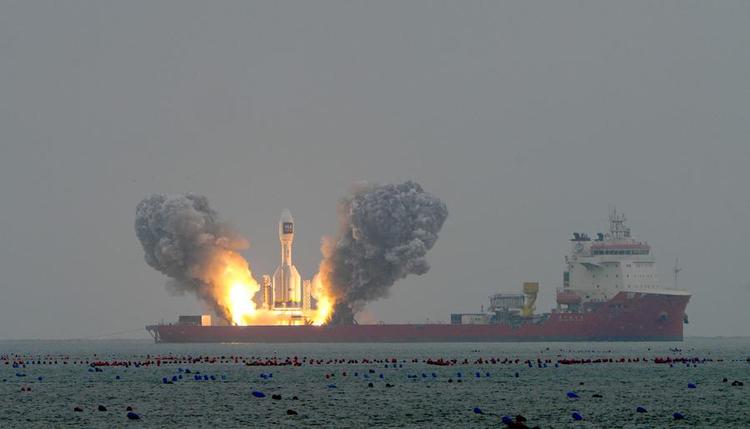 China launches Gravity-1 rocket from sea