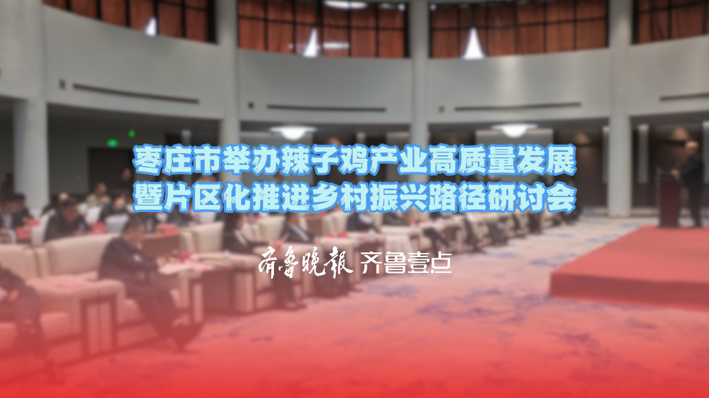 枣庄市举办辣子鸡产业高质量发展暨片区化推进乡村振兴路径研讨会