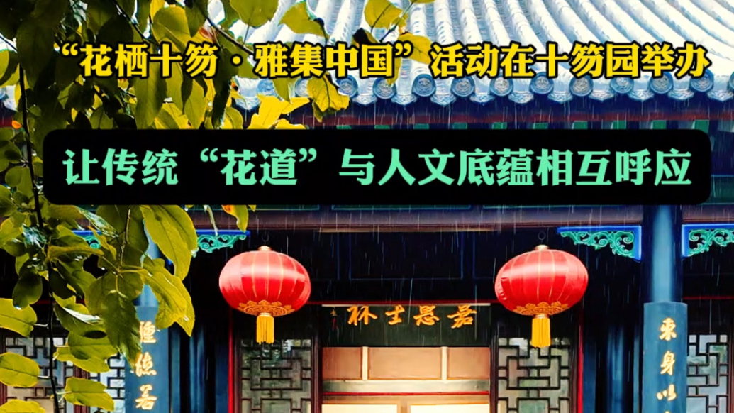 果然视频|潍坊市举办“花栖十笏”活动，打造沉浸式东方美学体验
