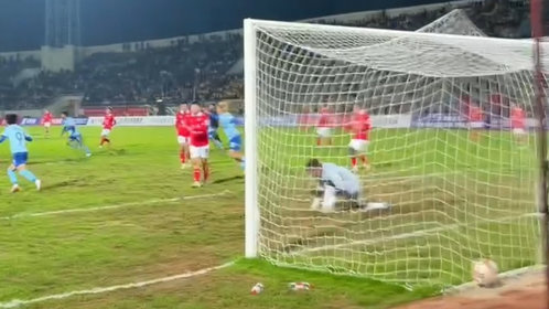 果然视频|齐鲁超赛最强射门,泰安vs菏泽,比分来到2:0