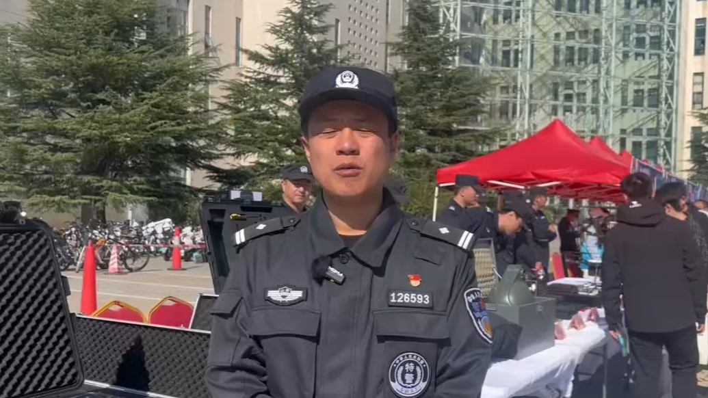 果然视频|烟台特警“射击”体验超热门，一学生拿下10.4环