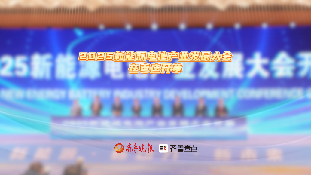 2025新能源电池产业发展大会在枣庄开幕