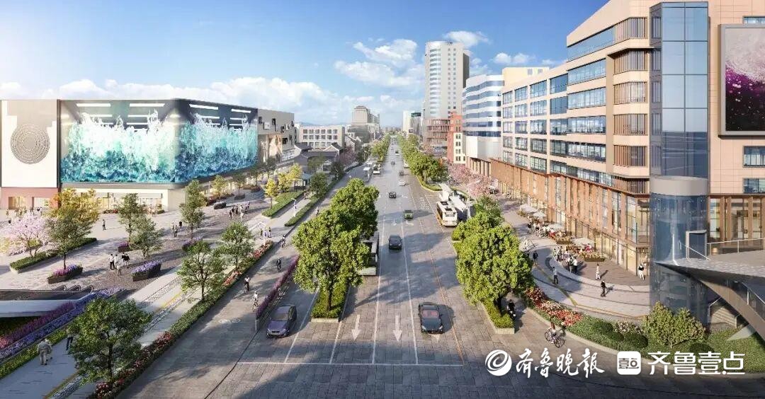 时隔23年,泉城路“金街”再升级