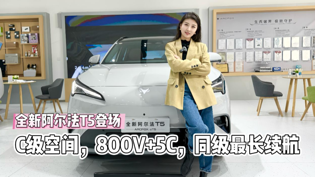 全新阿尔法T5登场，C级空间，800V+5C，同级最长续航