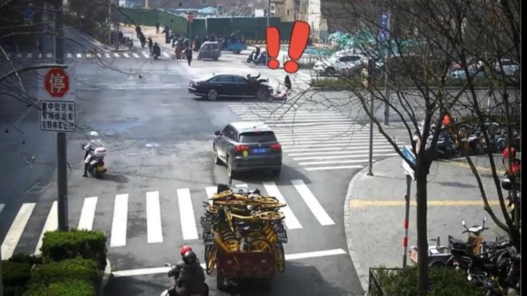 果然视频丨骑电动车出门戴好安全头盔，发生交通事故时能救命！