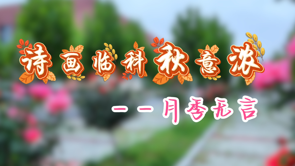 果然视频丨诗画临科秋意浓之月季无言