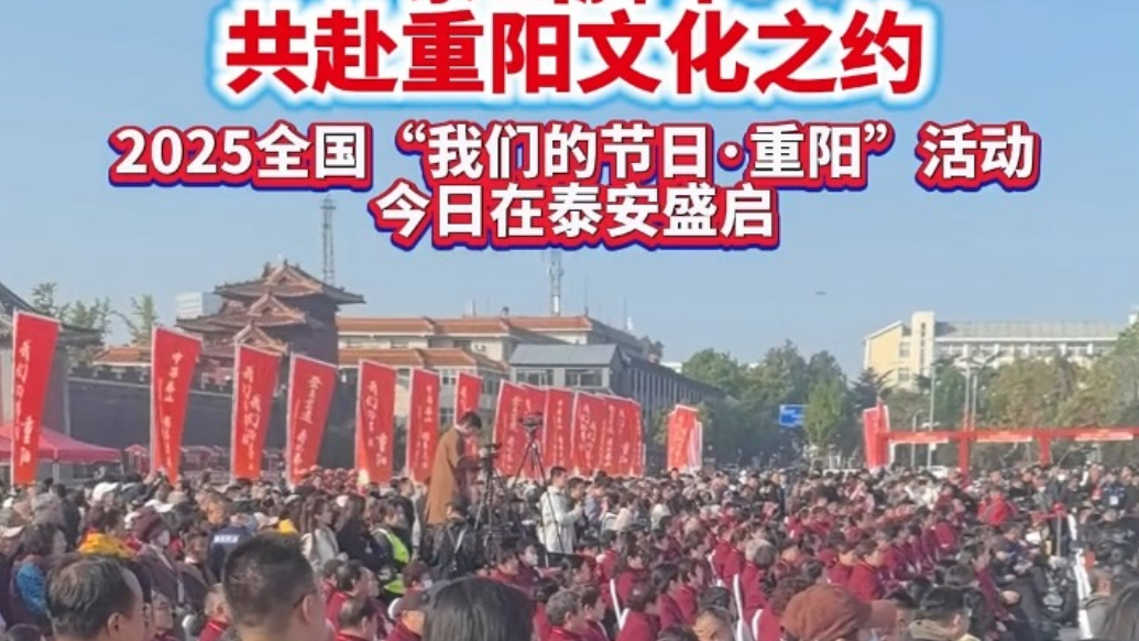 果然视频丨泰山脚下，共赴重阳文化之约