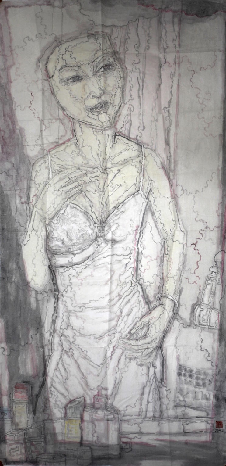 吴荣光画作捕捉沐浴后朦胧之美