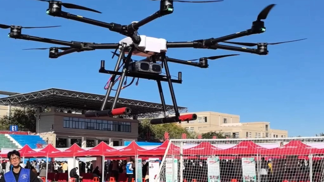 果然视频丨德州学院继续教育学院无人机培训助力低空经济就业