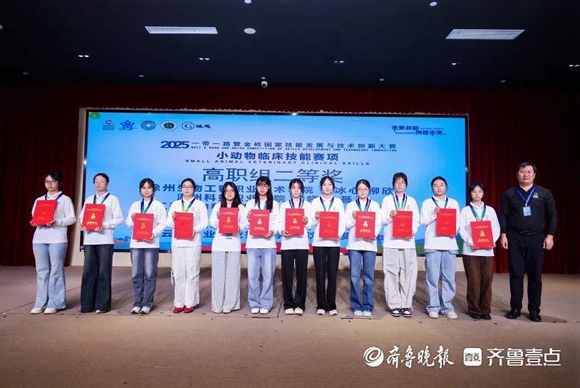 枣庄职业学院在“一带一路暨金砖国家技能大赛”这个赛项斩获佳绩