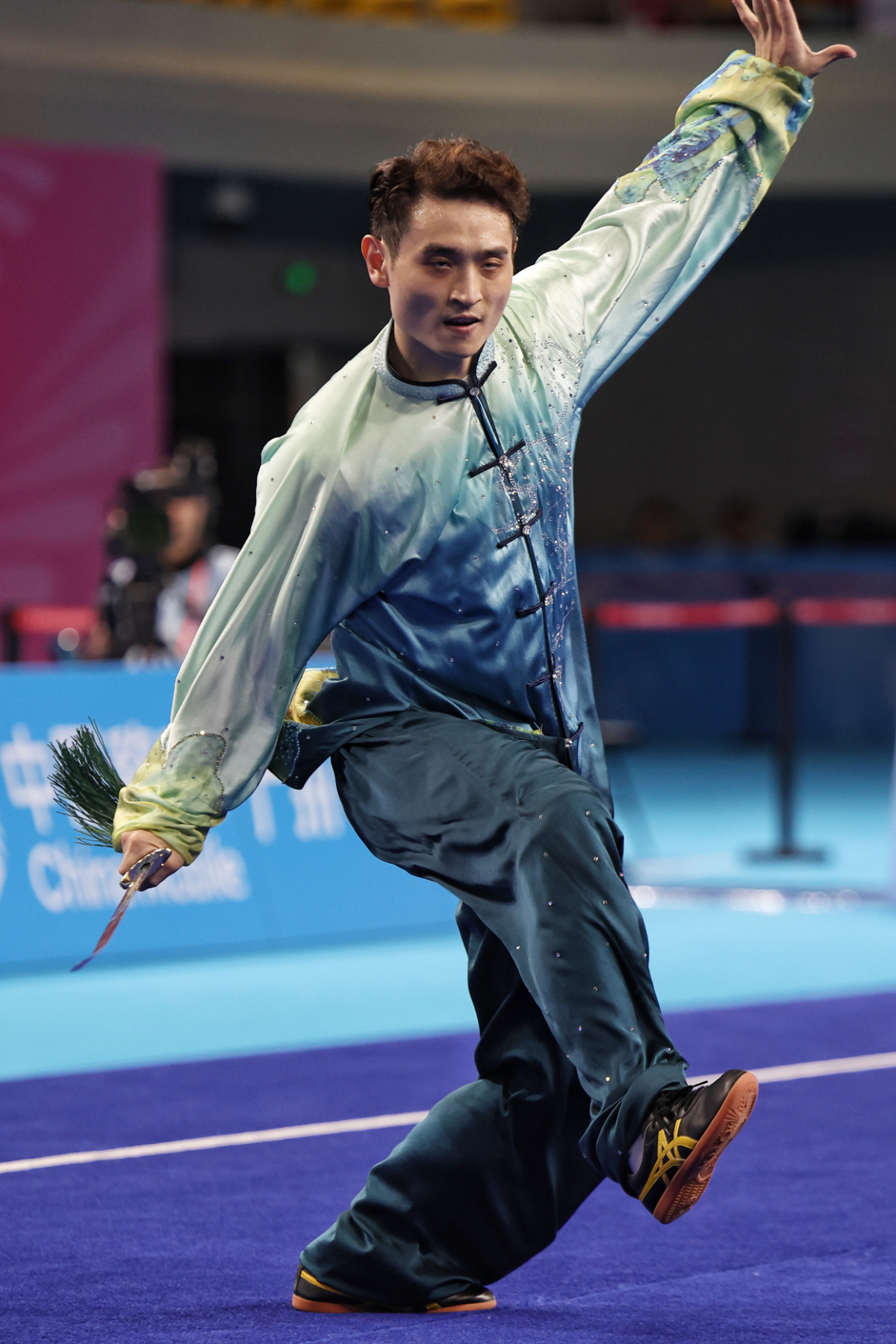 十五运|侠客剑出鞘！男子太极拳太极剑全能决赛，山东刘德文夺金