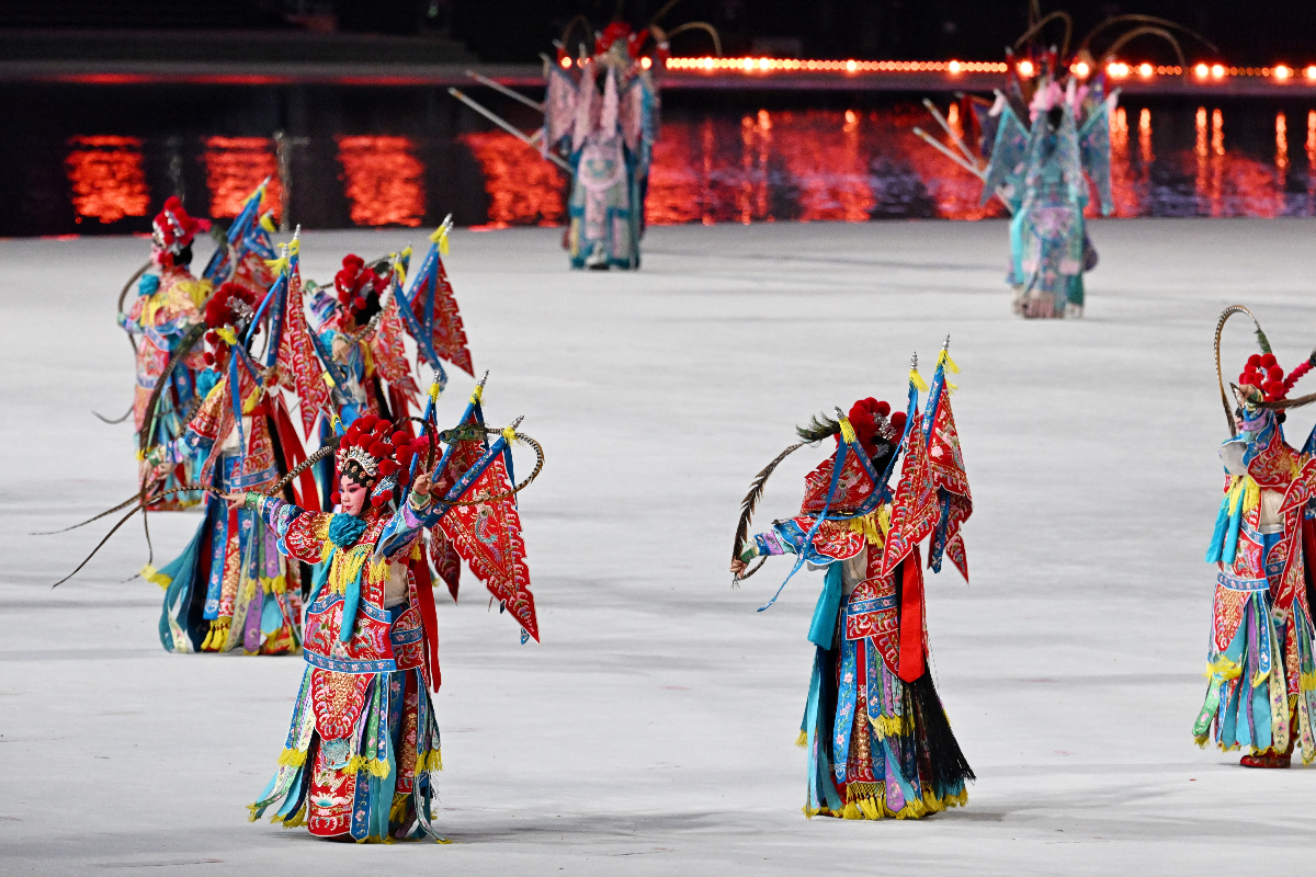 图集|第十五届全运会开幕在即，暖场表演精彩纷呈