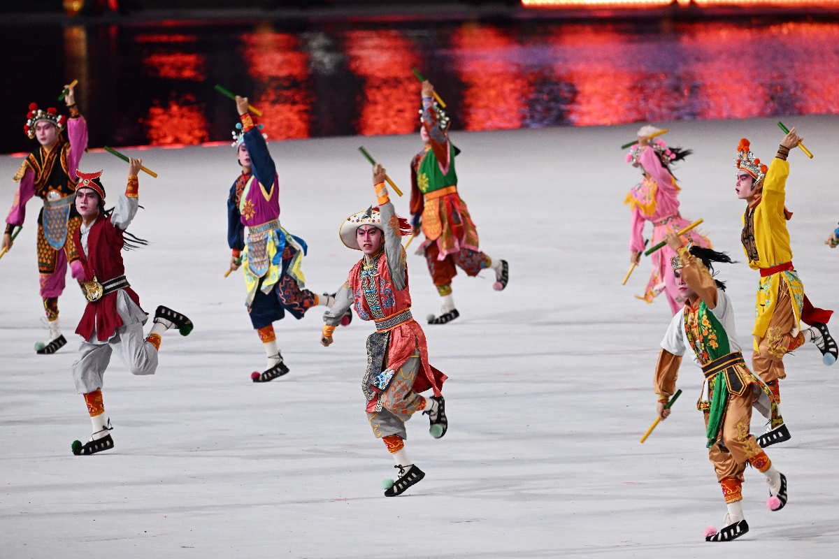 图集|第十五届全运会开幕在即，暖场表演精彩纷呈