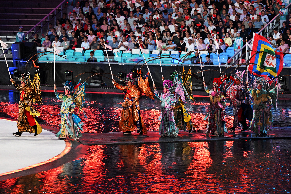 图集|第十五届全运会开幕在即，暖场表演精彩纷呈