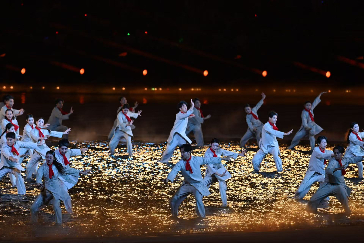 图集|全运会开幕式：水舞台展现大湾区的灵动之美