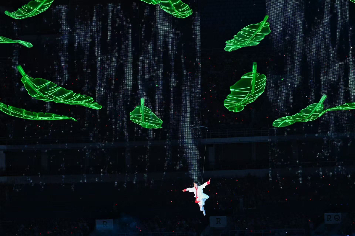 图集|超绝！全运会开幕式上的那些精彩瞬间