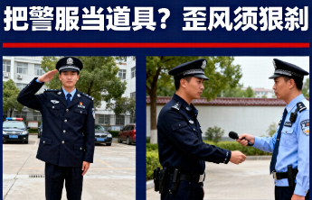 把警服当道具？歪风须狠刹