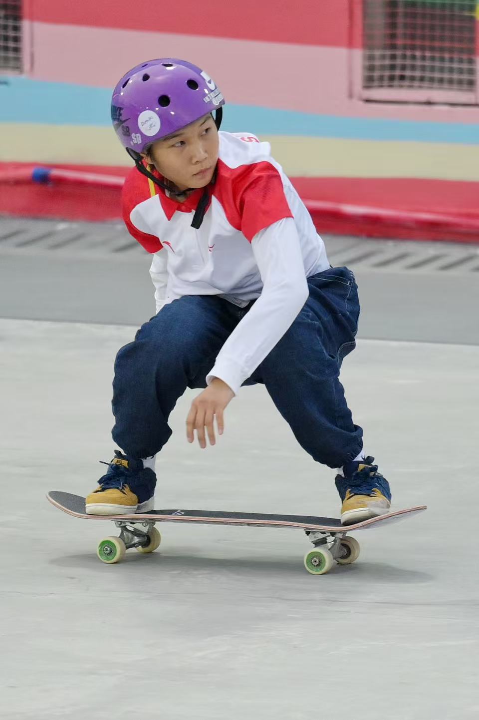 图集｜济南小将崔宸曦夺十五运会滑板女子街式赛金牌