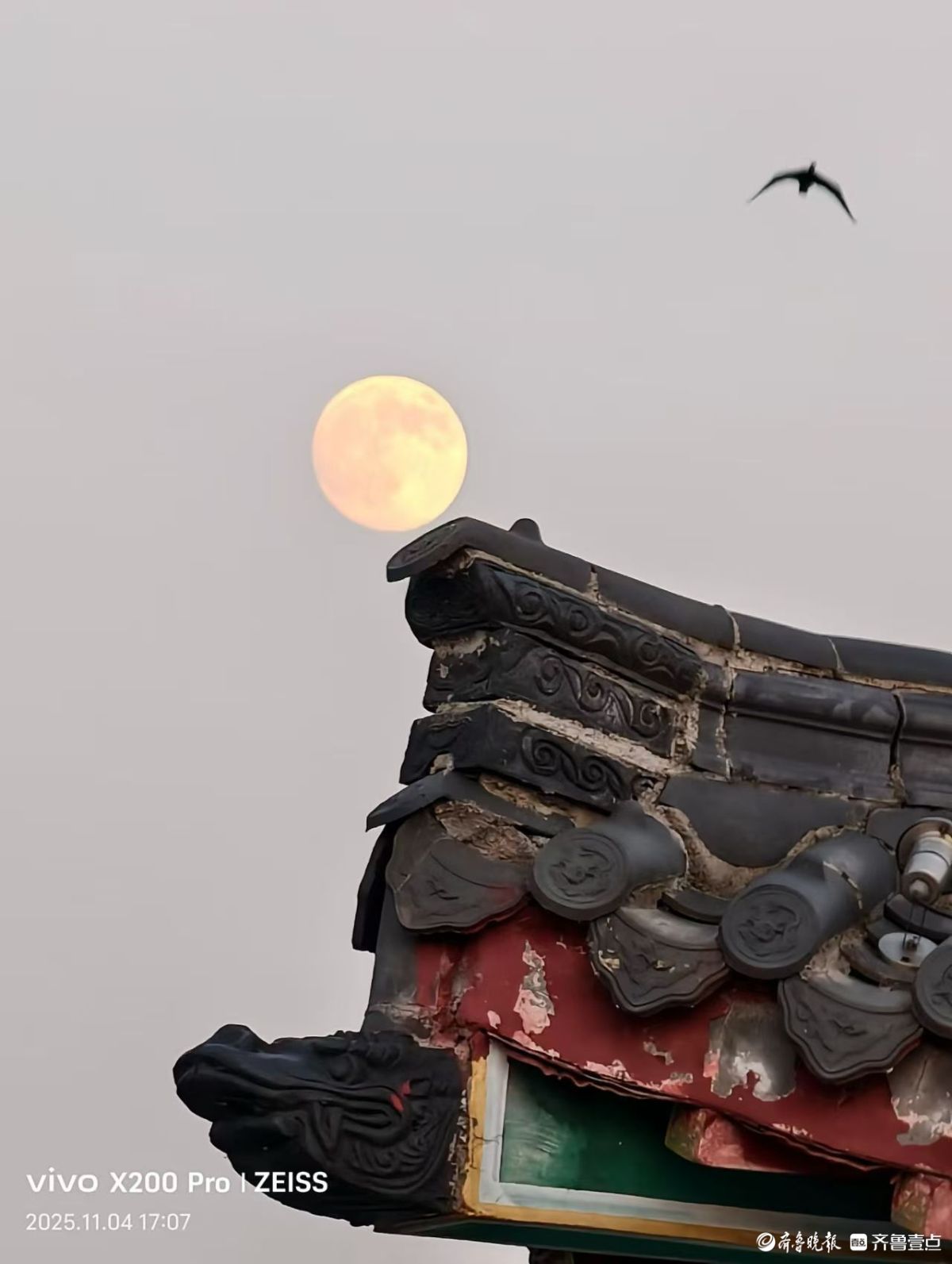 行摄华山——农历九月十五的月亮