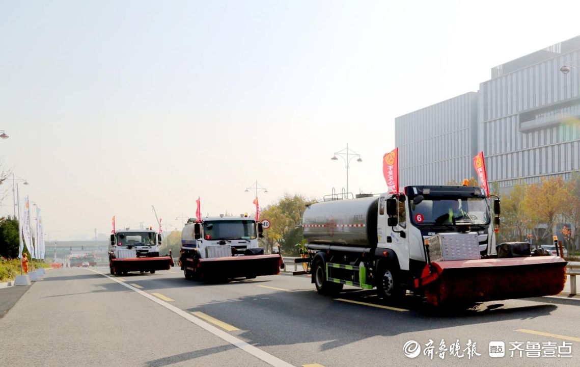 吹响“雪窝”保畅集结号，烟台公路开展冬季清雪防滑演练