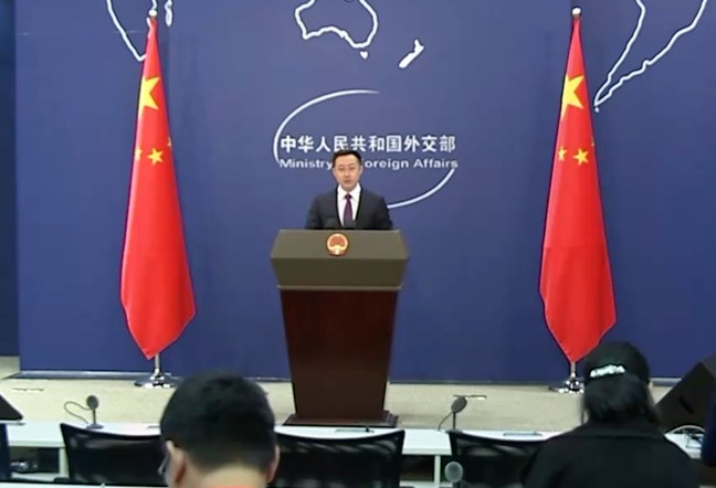 外交部：敦促美方停止损害中美关系和台海和平稳定