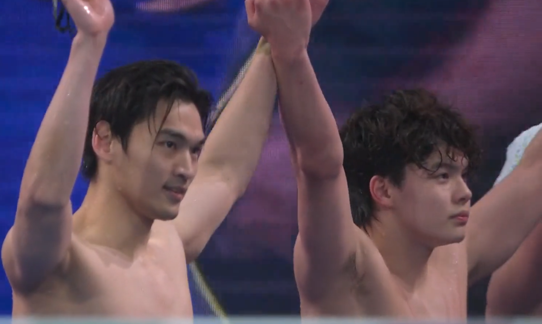 尽力了！张展硕未参赛，男女4x100米混合泳接力山东无缘奖牌