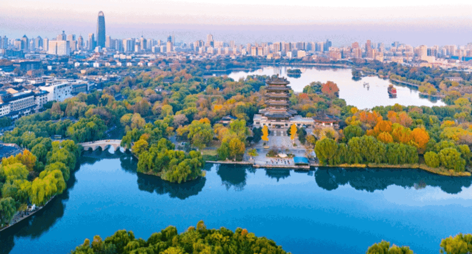 11月14日最佳情报|航拍大明湖色彩斑斓，潮汐树景观蔚为壮观