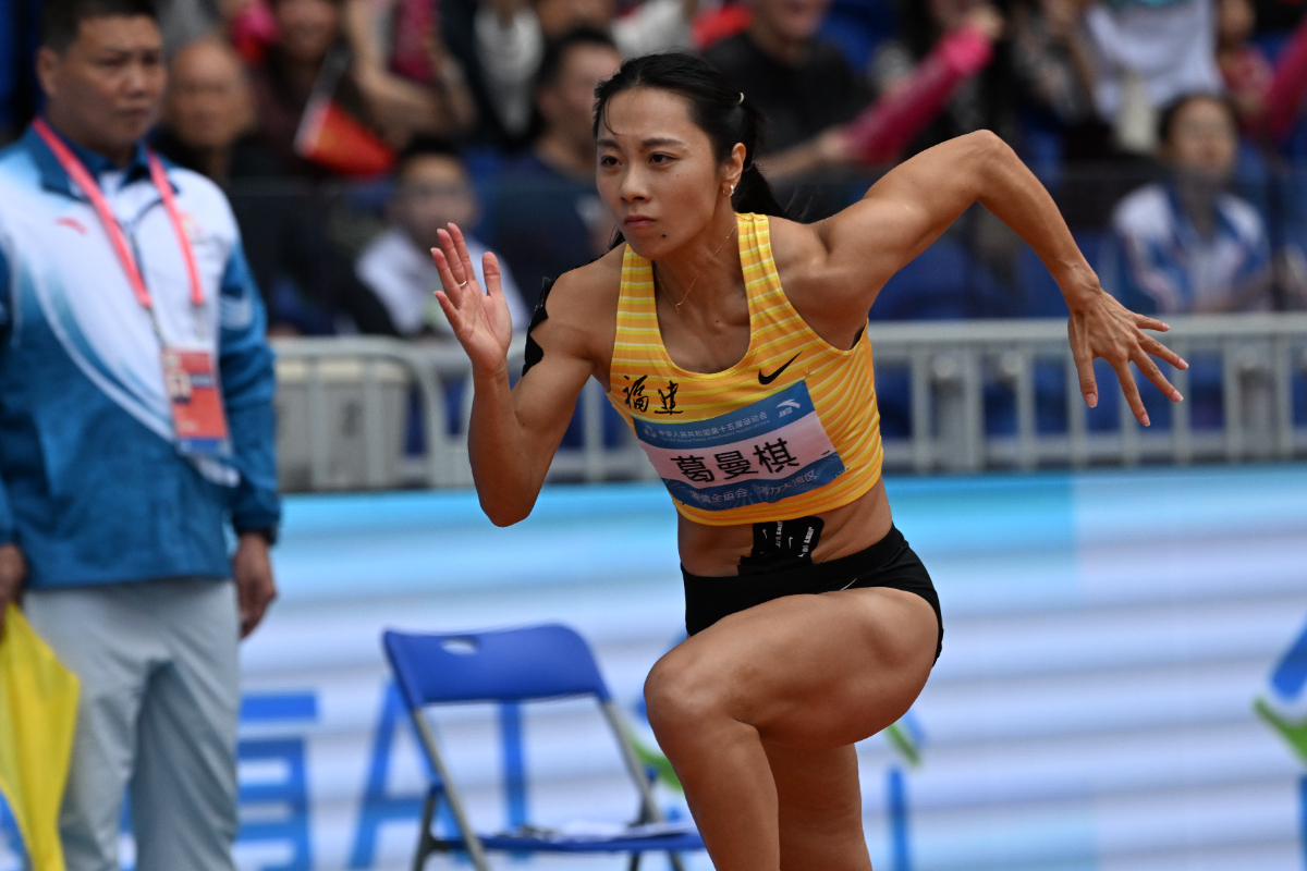 图集|全运会4x100米混合接力预赛，葛曼棋助福建队强势晋级