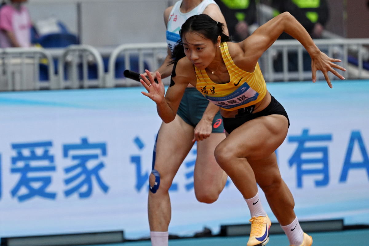 图集|全运会4x100米混合接力预赛，葛曼棋助福建队强势晋级