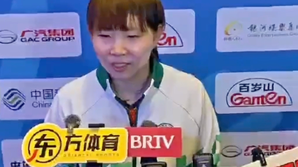 果然视频｜朱雨玲：特别不喜欢老将这个词，站在场上就无关年龄