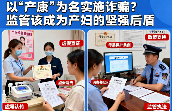 以“产康”为名实施诈骗？监管该成为产妇的坚强后盾