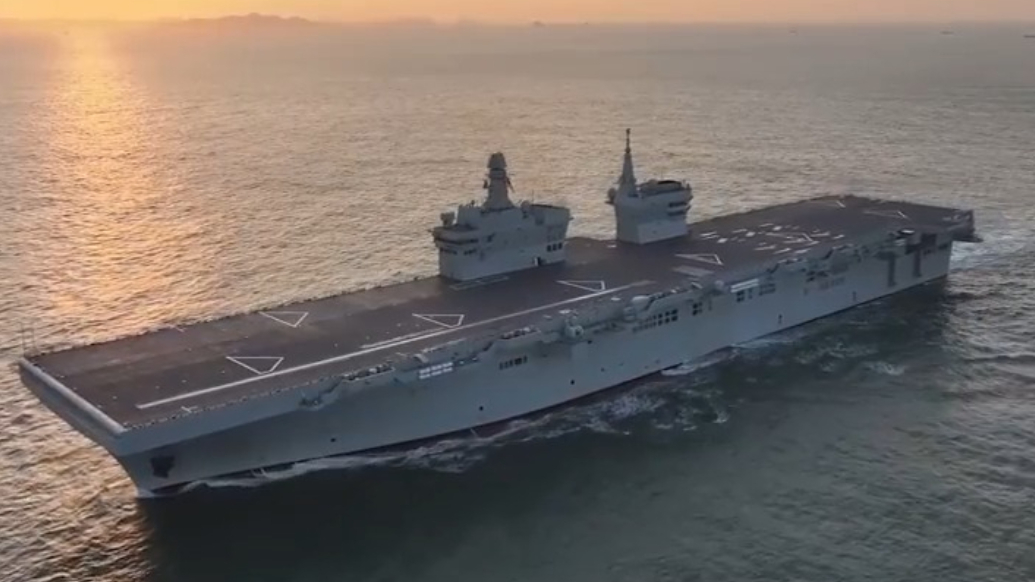 这不是CG动画！四川舰之大一个镜头放不下