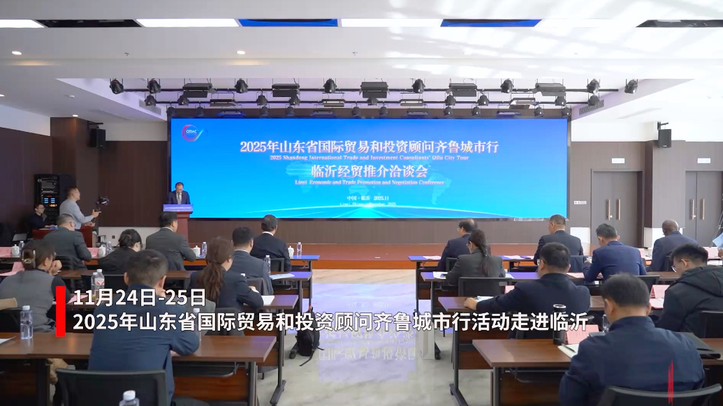 视频｜2025年山东省国际贸易和投资顾问齐鲁城市行走进临沂