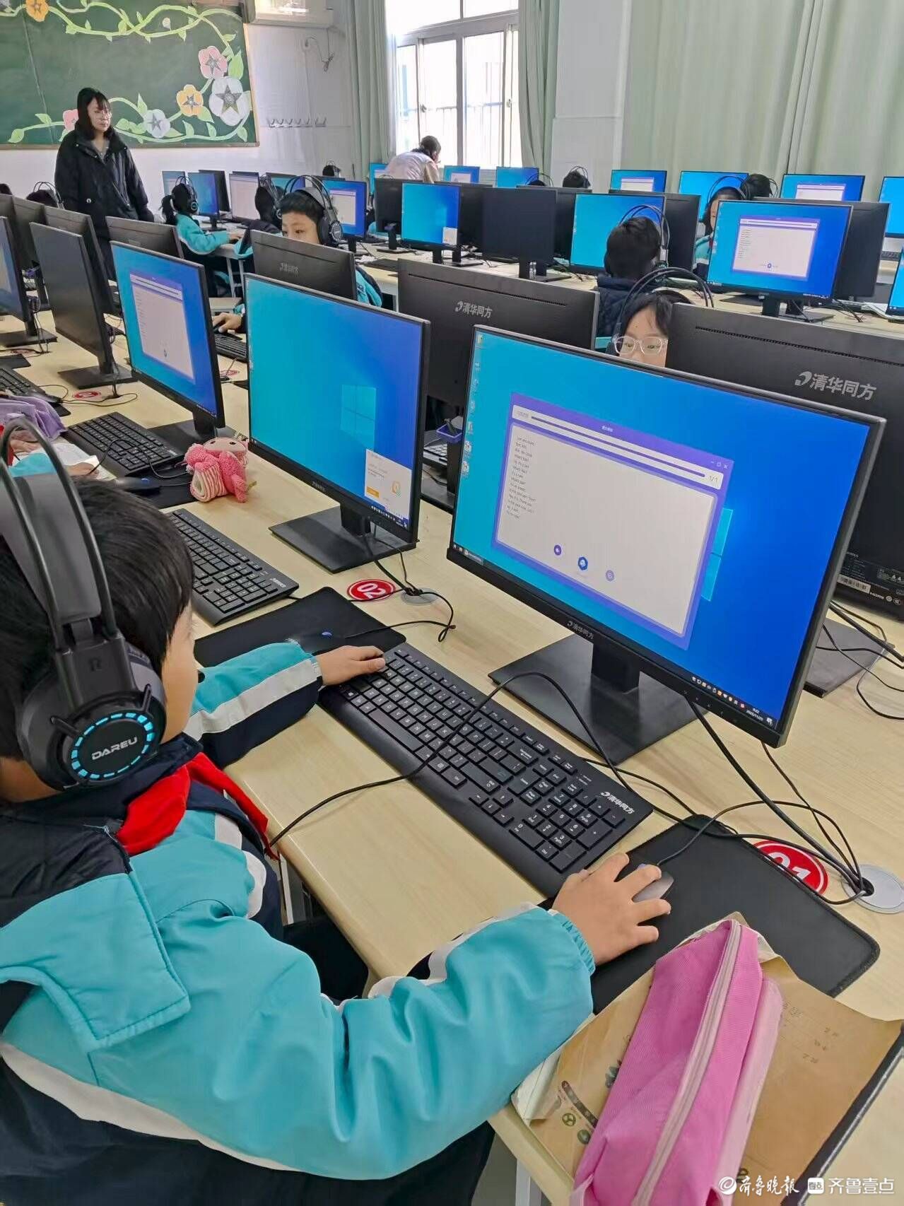 东昌府区光明小学举办英语口语测评活动