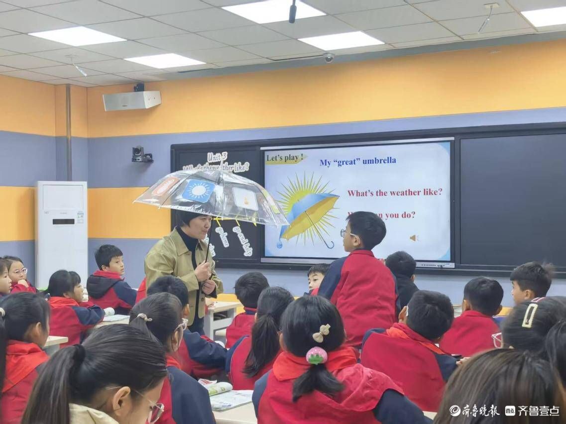 东昌府区嘉明实验小学开展小学英语基地教研活动