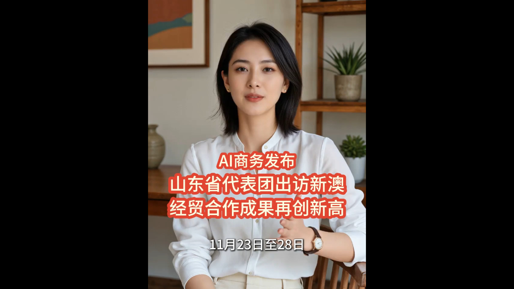 AI商务发布丨山东省代表团出访新澳，经贸合作成果再创新高