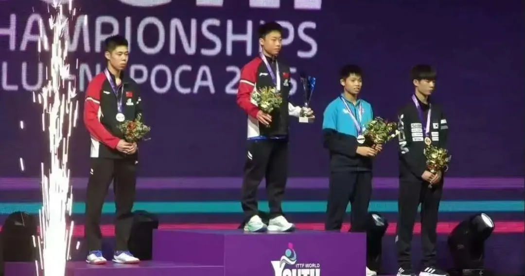 2金1银1铜！济南乒乓小将于海洋世青赛四项均有奖牌入账
