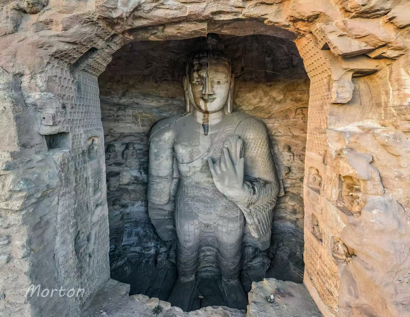 降雨异常致大同云冈石窟局部渗水，官方：第18窟将实施封闭管理