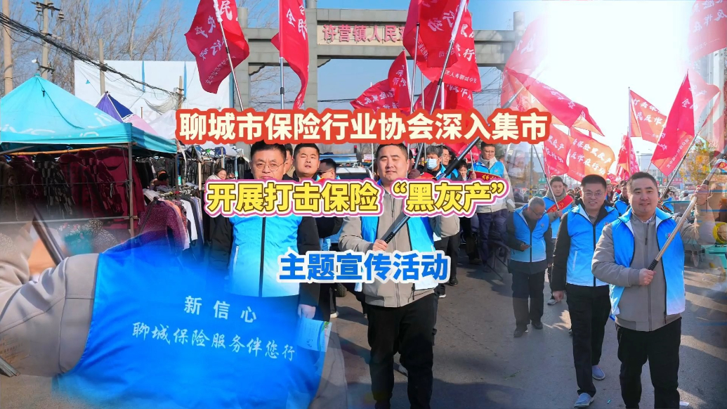 聊城市保险行业协会深入集市开展打击保险“黑灰产”主题宣传活动