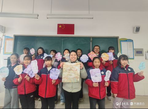 巧手制漆扇——广平镇焦集小学开展传统漆扇画制作活动