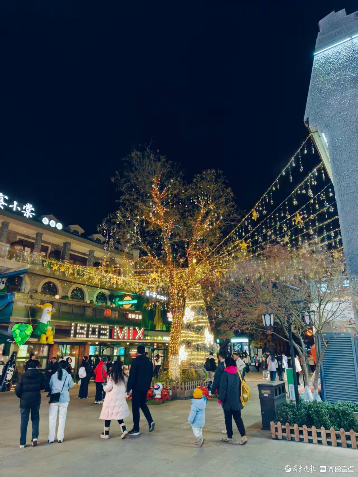 夜色中的老商埠