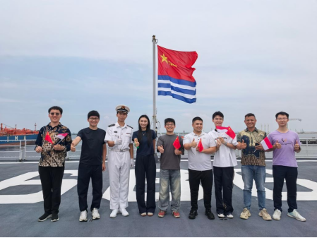 登舰铸魂，中建筑港海外公司组织开展青年爱国主义教育实践活动