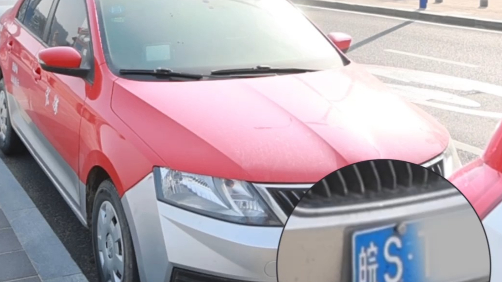 果然视频|“皖S”出租车烟台海边泊车数日，引发热心市民关切