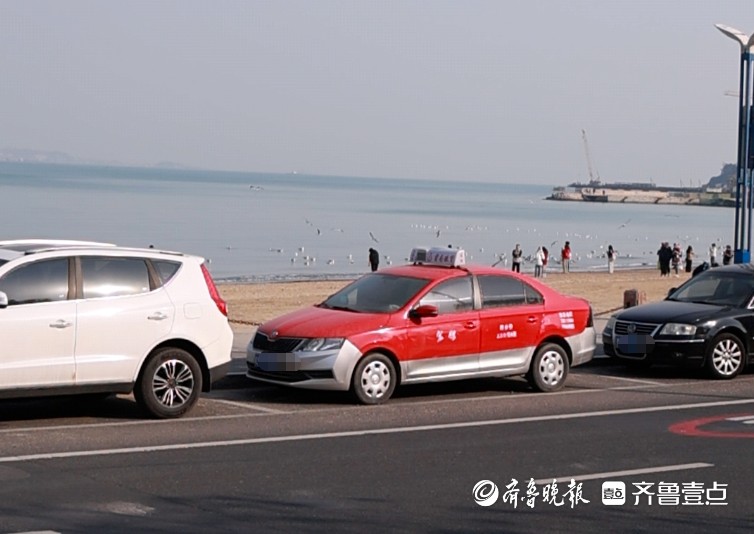一辆“皖S”出租车，在烟台海边泊车多日，引发热心市民关切
